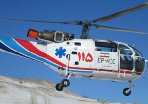مرد ۵۲ ساله توسط تکنسین‌های اورژانس هوایی خرم‌آباد نجات یافت